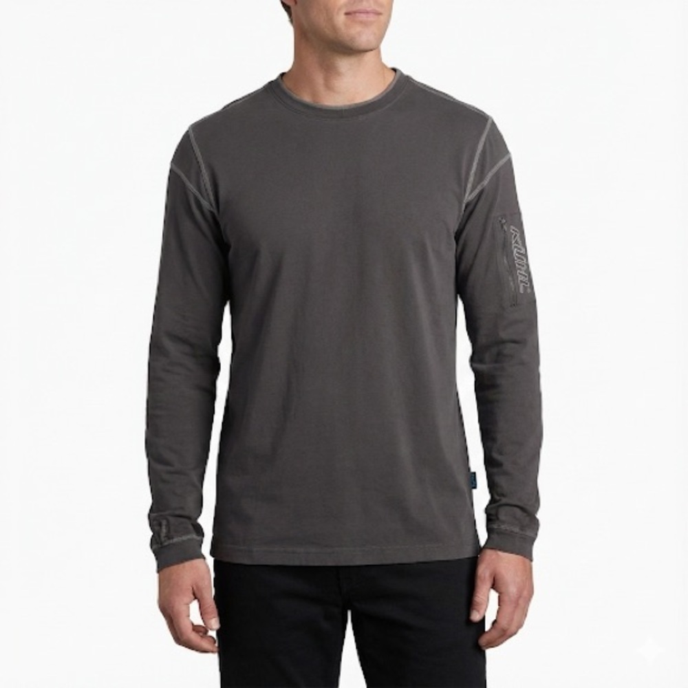 Kuhl Men's Charcoal Long Sleeve Tee